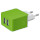 Зарядний пристрій TRUST Urban 5W Wall Charger with 2 USB Ports Lime Green (20150~EOL)