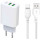 Зарядное устройство XO L85C 2xUSB-A, 2.4A White w/Type-C cable (XO-L85C-T)