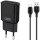 Зарядное устройство XO L92C 2xUSB-A, 2.4A Black w/Type-C cable (XO-L92C-T)