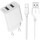 Зарядний пристрій XO L109 2xUSB-A, 2.4A, 12W White w/Micro-USB cable (XO-L109-M)