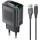 Зарядний пристрій ACEFAST A90 Fast Charge Wall Charger QC18W (1xUSB-A) Black w/Type-C cable