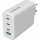 Зарядний пристрій CANYON CU140ACC GaN 1xUSB-A, 3xUSB-C, 140W White (CNS-CUW140ACC)