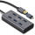USB-хаб PROMATE EzHub-7 Aluminium Alloy Powered Hub Gray