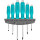 Набор ударных отвёрток TOTAL Go-Through Screwdriver Set 6шт (THGSS35061)