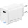 Зарядний пристрій COLORWAY GaN Mini 65W 1xUSB-C Fast Charging White (CW-CHS049PD-WT)