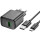 Зарядний пристрій HOCO CS21A Rich 1xUSB-A, QC3.0 Black w/Type-C cable (6942007609906)