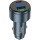 Автомобільний зарядний пристрій HOCO Z57B Glorious 1xUSB-A, 1xUSB-C, PD45W, QC3.0 Metal Gray (6942007633161)