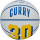 Мини-мяч баскетбольный WILSON NBA Player Icon Curry Size 3 (WZ4007401XB3)