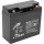 Акумуляторна батарея RITAR HR12-60W Black Case (12В, 17Агод)