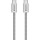 Кабель CANYON Onwire 60MG Type-C to Type-C Magnet Braided 60W 1м Light Gray (CND-CCMG60AB15LG)