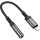 Адаптер BOROFONE BV24 Graceful Digital Audio Adapter Cable Lightning - AUX Gray
