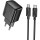 Зарядное устройство HOCO CS24A Puerto 1xUSB-C, PD25W Black w/Type-C cable (6942007639774)