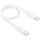 Кабель HOCO X96 Hyper Type-C to Type-C 60W 0.25м White