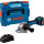 Акумуляторна кутова шліфувальна машина BOSCH GWS 18V-11S Professional + АКБ 5Ah, ЗП, кейс (0.601.9N4.003)