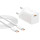 Зарядний пристрій BASEUS GaN5 Fast Charger Mini 1C 25W Moon White w/Type-C cable (P10110909213-01)