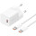 Зарядное устройство BASEUS GaN5 Fast Charger Mini 1C 30W Moon White w/Type-C cable (P10110902213-00)