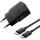 Зарядний пристрій BASEUS Palm Fast Charger 1C 30W EU Cluster Black w/Type-C cable (P10111605113-01)