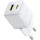 Зарядний пристрій BASEUS Palm Fast Charger C+U 20W EU Moon White (P10111608213-00)