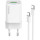 Зарядний пристрій COLORWAY GaN Mini 35W 1xUSB-A, 1xUSB-C Fast Charging White w/Type-C cable (CW-CHS055PDC-WT)