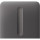 Кнопка боковая для одноклавишного выключателя-диммера AJAX SideButton Vertical Dimmer 1-gang 2-way for LightSwitch Gray