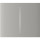 Кнопка для двухклавишного выключателя AJAX CenterButton Vertical 2-gang for LightSwitch Oyster