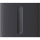 Кнопка для одноклавишного выключателя (диммера) AJAX CenterButton Dimmer Vertical 1-gang 2-way for LightSwitch Graphite