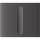 Кнопка для одноклавішного вимикача (димера) AJAX CenterButton Dimmer Vertical 1-gang 2-way for LightSwitch Gray