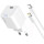 Зарядний пристрій COLORWAY GaN Mini 20W 1xUSB-C Fast Charging White w/Type-C to Lightning cable (CW-CHS059PDL-WT)