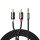 Кабель UGREEN AV116 mini-jack 3.5 mm (M) - 2RCA (M) 3м Black (10590)