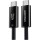 Кабель ESSAGER PD240W Type-C Fast Charging Cable USB4.0 1м Black (EXCTT4-PL01-P)