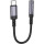 Адаптер BOROFONE BV24 Graceful Digital Audio Converter Cable USB-C to 3.5mm Gray