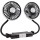 Автомобільний вентилятор XOKO F310 Dual-Headed Car Backseat Fan Black (XK-F310)