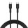 Кабель CANYON OnWire 60CL Type-C to Type-C Color Braided 60W 1м Black (CND-CCAP60AB10B)