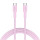 Кабель CANYON OnWire 60CL Type-C to Type-C Color Braided 60W 1м Pink (CND-CCAP60AB10PK)