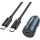 Автомобільний зарядний пристрій HOCO Z57 Glorious 1xUSB-C, PD30W Metal Gray w/Type-C cable (6942007633086)