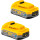 Комплект аккумуляторов DeWALT XR PowerStack 18V 3.5Ah 2-pack (DCBP318S2)