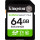 Карта пам'яті KINGSTON SDXC Canvas Select Plus 64GB UHS-I V10 A1 Class 10 (SDS3/64GB)
