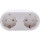 Умная розетка двойная TUYA Smart Socket Wi-Fi (HS084134)