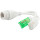 Розгалужувач порту локальної мережі VOLTRONIC RJ-45 8P8C Splitter 1 to 2 Cat.5 White