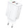 Зарядное устройство FONENG EU66 1xUSB-A, 1xUSB-C PD20W Fast Charger White