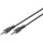Кабель DIGITUS Audio Connection Cable mini-jack 3.5mm 2.5м Black (AK-510100-025-S)