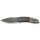 Складаний ніж WEKNIFE Sine Wave Polished Gray & Satin Titanium Handle