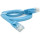 Патч-корд плаский WEEPDA U/UTP Cat.6 CU 1м Blue