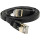 Патч-корд плаский WEEPDA U/UTP Cat.7 CU 1.5м Black