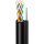Кабель сетевой для наружной прокладки с тросом FINMARK FTP Cat.5e 4x2x0.51 CU Black 305м (279681)