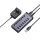 USB-хаб із вимикачами UGREEN CM481 USB-C to 7-Port USB3.0 Hub Gray (90307)