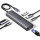 Порт-реплікатор UGREEN CM512 6-in-1 USB-C to HDMI + 2xUSB 3.2 + USB-C 3.2 + RJ45 + PD Gray (45000)