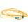 Оптический патч-корд VOLTRONIC LC/UPC-LC/UPC, SM, Simplex, 3м, Orange