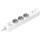 Удлинитель XIAOMI 20W Power Strip White, 3 розетки, 2xUSB-C, 1xUSB, 1.4м (BHR07UKEU)