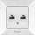 Розетка настінна PANASONIC Arkedia Slim RJ-45 Cat.6e White (WNTC04072WH-UA1)